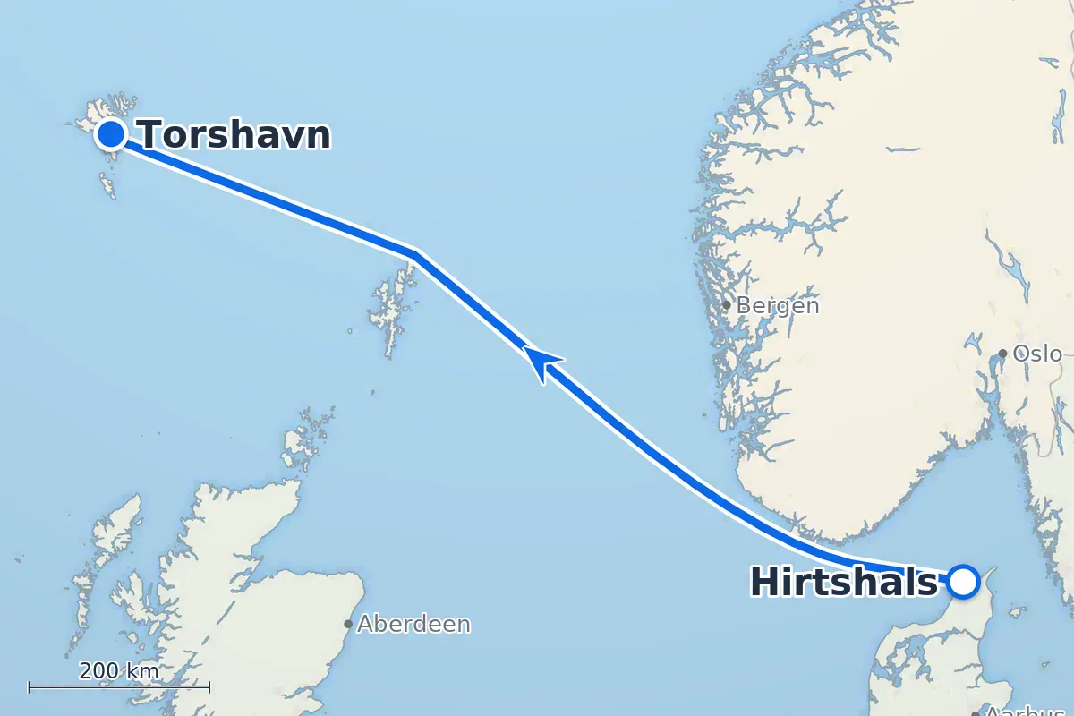 Hirtshals - Torshavn