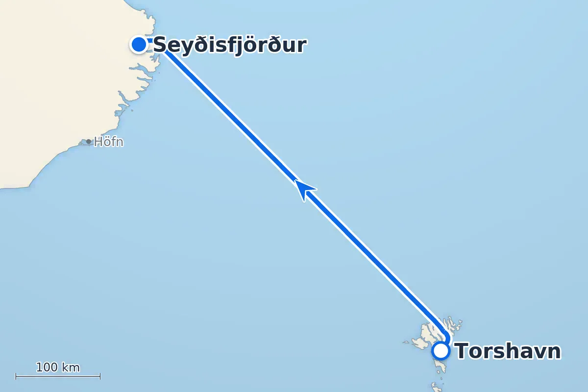 Torshavn - Seyðisfjörður